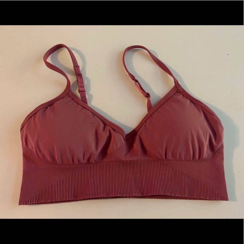 Lululemon Ebb to Street Bra | Moss Rose | Size 10